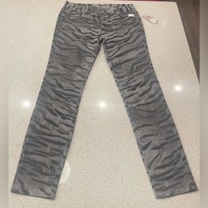 Michael Kors Zebra Pattern Jeans